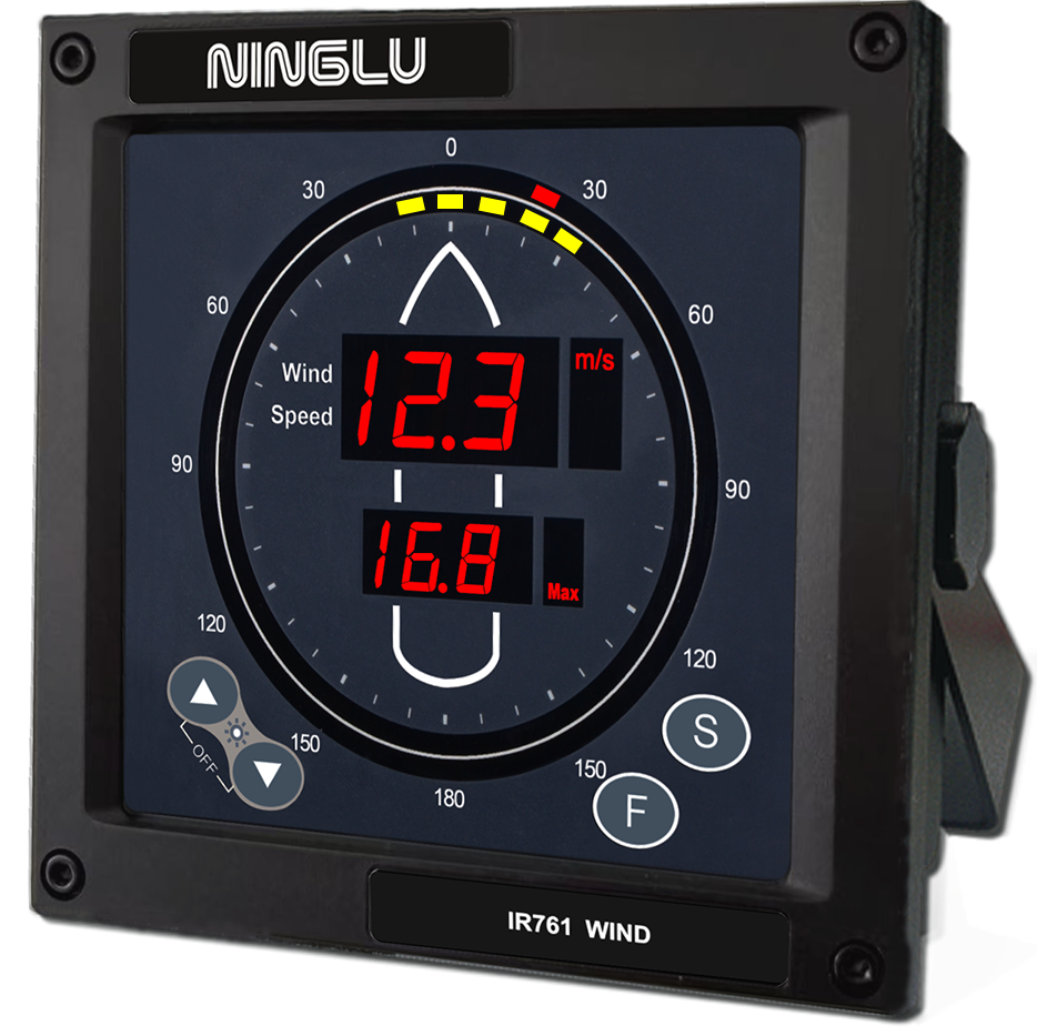 风速风向复显仪IR761+气象仪复显仪IR762